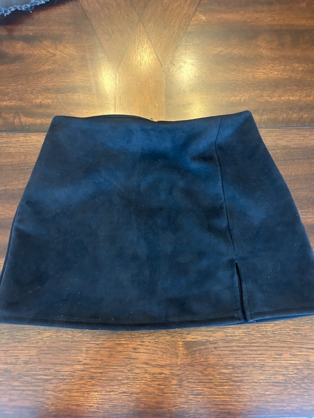 Altar'd State Black Mini Skirt with Front Slit